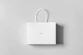 纸质手提购物袋样机PSD模板