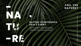 自然植物绿色叶子海报PSD模板