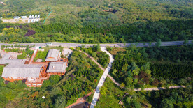 航拍山顶航拍山坡