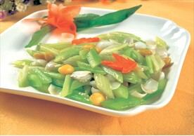 西芹白果