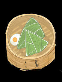 粽子和咸鸭蛋