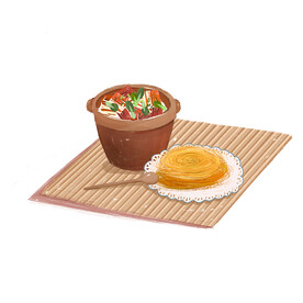 美食插画