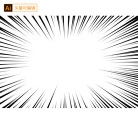 漫画放射线背景
