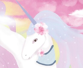 手绘独角兽