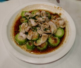 花枝片蒸丝瓜