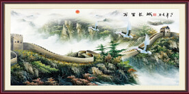 万里长城风景装饰画