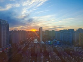 夕阳与云