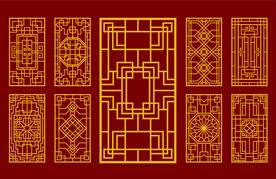传统底纹