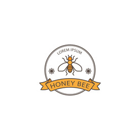 蜜蜂LOGO图片