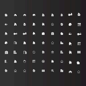 建筑居家图标设计