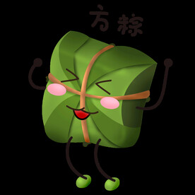 手绘粽子