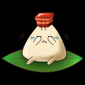 手绘粽子