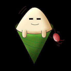 手绘粽子