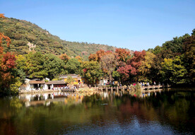 天平山秋天