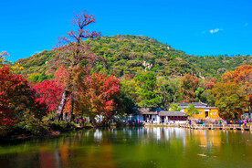 天平山秋天