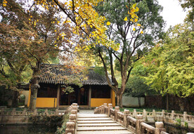 苏州天平山秋天