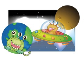 卡通外星人