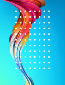 抽象多彩流体背景AI矢量素材