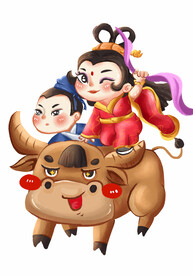 骑牛得