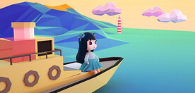 c4d人物远航乘船场景