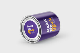 金属油漆桶PSD样机