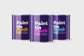 金属油漆桶PSD样机