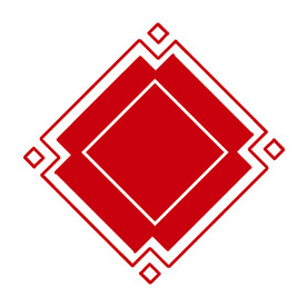 国潮边框方形