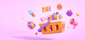 购物折扣促销c4d场景