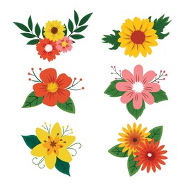 卡通花