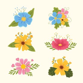 卡通花