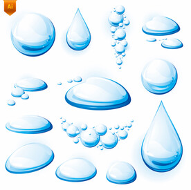 水滴水球水泡