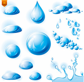 水球液体矢量素材
