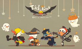 万圣节卡通元素壁纸