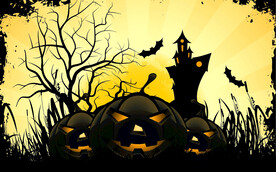 万圣节卡通元素壁纸