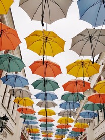 彩色的雨伞