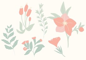 卡通花