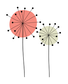 卡通花