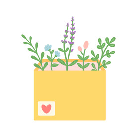 卡通花