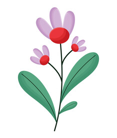 卡通花