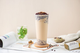 全谷物牛乳茶