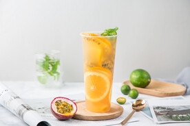 暖杯百香鲜橙