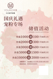 充值海报