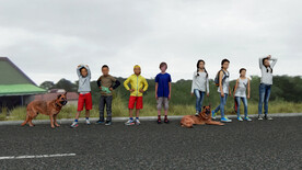 c4d人物模型小朋友儿童小孩子