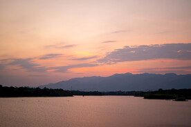 日落 夕阳 彩霞 