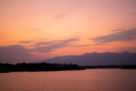 日落 夕阳 彩霞
