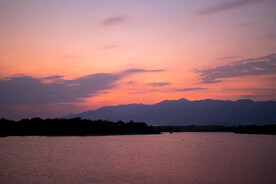 日落 夕阳 彩霞 