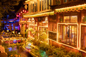 古镇 夜景