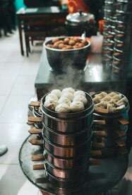 早餐 蒸包子