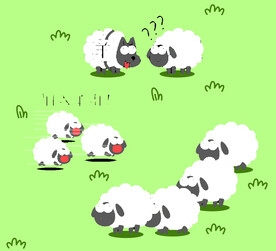 卡通羊