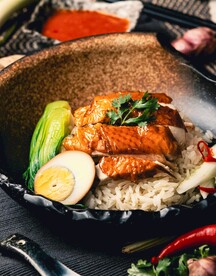 烤鸭盖饭